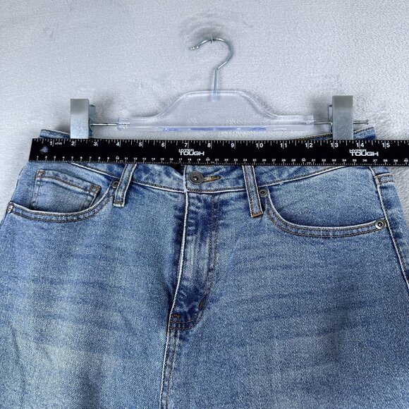 HT Denim Mom Jeans Women's Size 7 Light Wash Stretch High Rise Blue - Picture 6 of 11